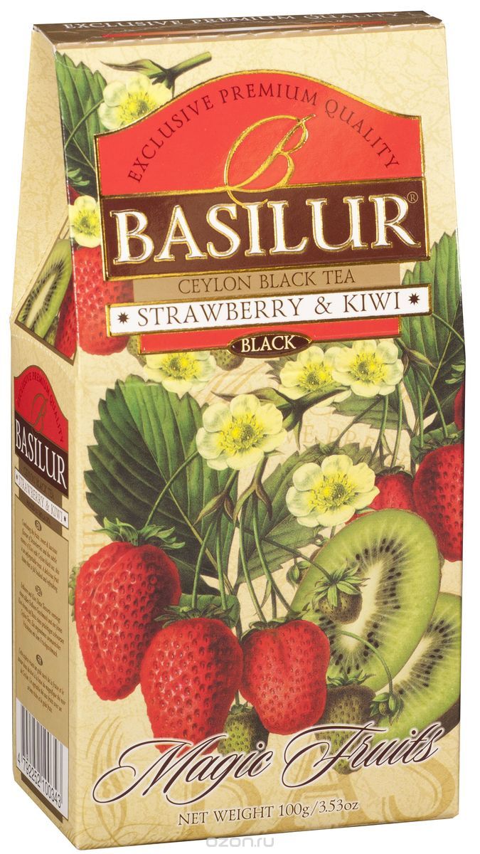 Basilur Strawberry & Kiwi   , 100 