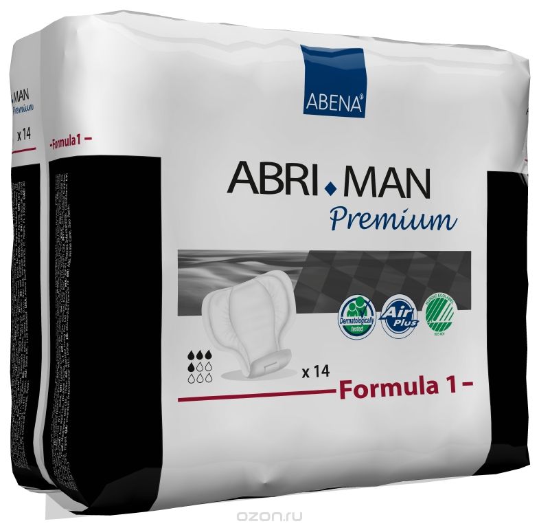 Abena Прокладки урологические мужские Abri-Man Formula 1 14 шт 41006