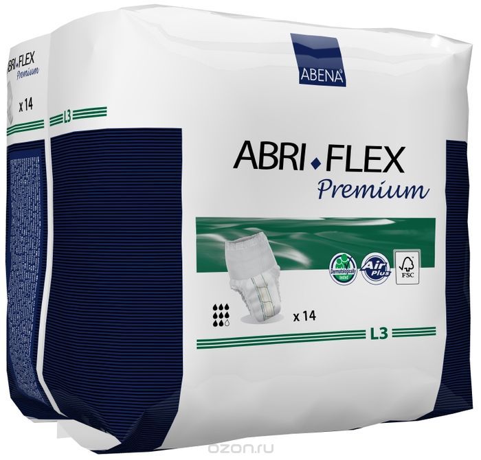 Abena Подгузники для взрослых Abri-Flex L3 ночные 14 шт 41088
