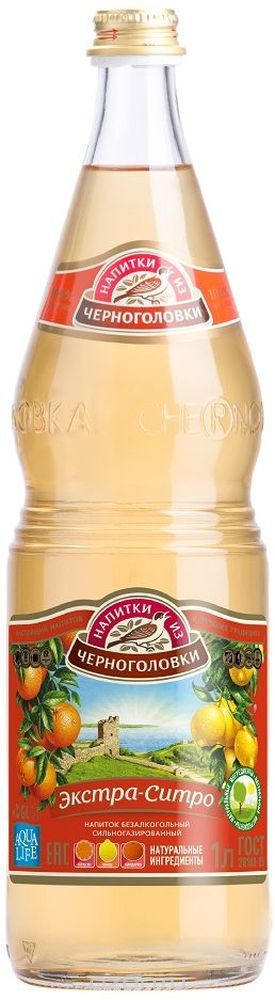 "Экстра-ситро" напиток безалкогольный сильногазированный, 1 л