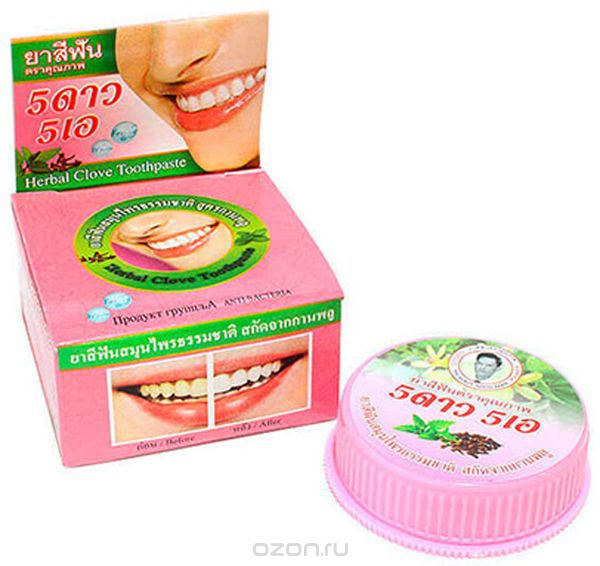 5 Star Cosmetic травяная отбеливающая зубная паста с экстрактом листьев Гуавы и Гвоздикой
