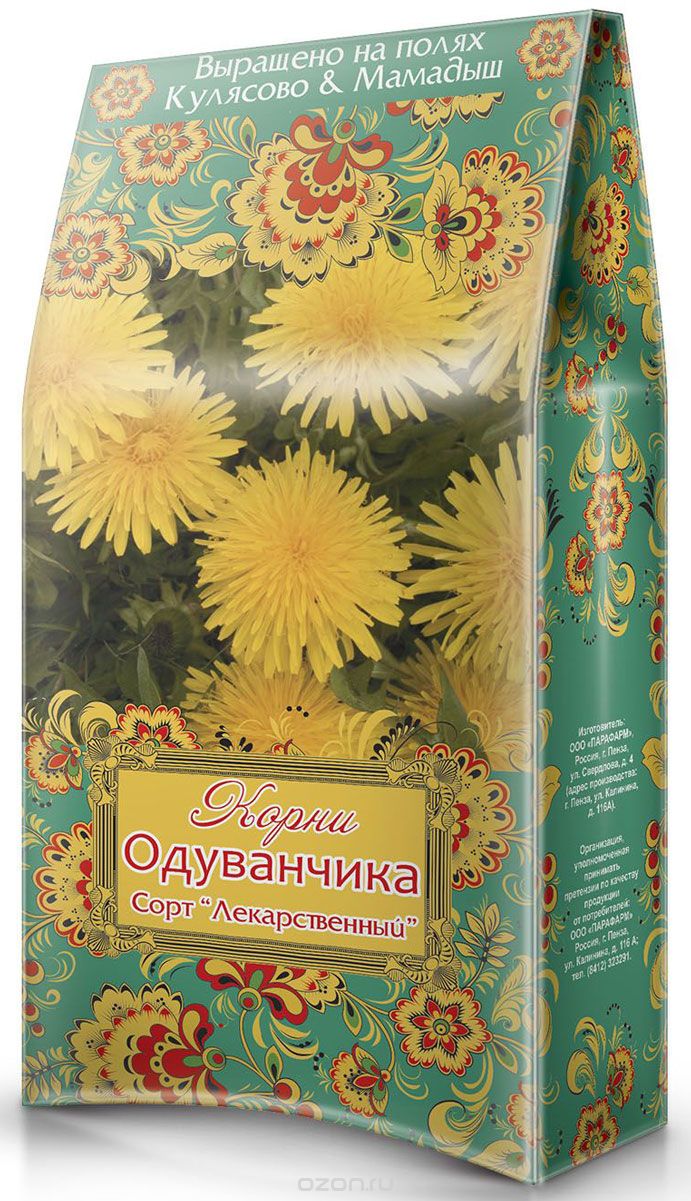"Кулясово и Мамадыш" корни одуванчика Сорт "Лекарственный", 50 г