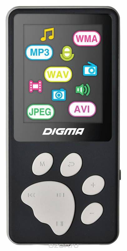 Digma S3 4Gb, Black Gray MP3-плеер