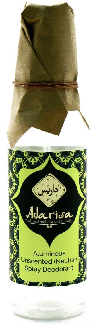 Adarisa Квасцовый дезодорант-спрей без запаха, (нейтральный), 100 мл