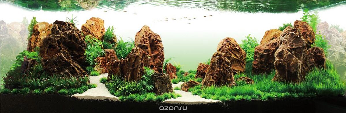 Декорация для аквариума Meijing Aquarium "Волшебные скалы", 2 шт. YS-201686