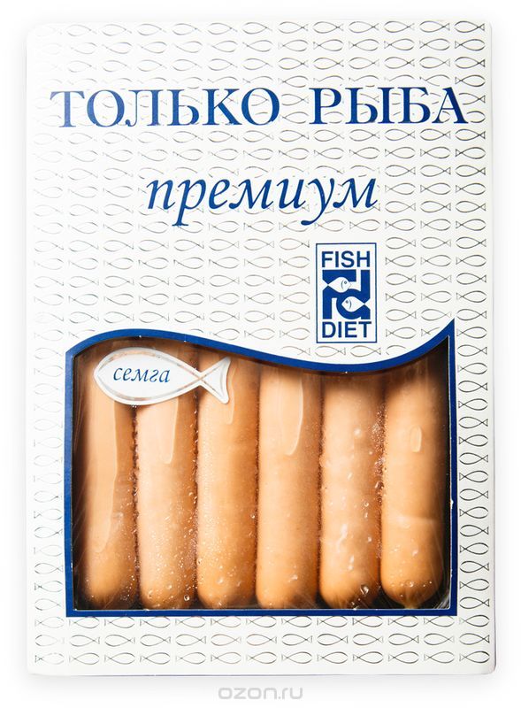 Fish Dieta Сосиски из семги, 240 г