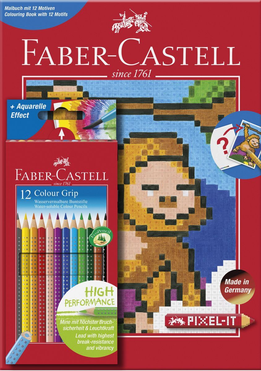 Faber-Castell    Grip 12  + - Pixel